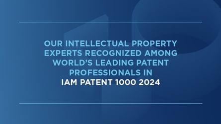 Intellectual Property Experts Recognized among World’s Leading Patent Professionals