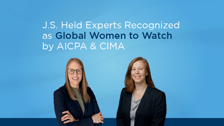 J.S. Held Experts Honored Among AICPA and CIMA Global Women to Watch