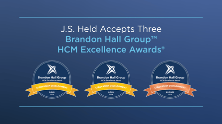 FJ.S. Held Talent and Development Team Accepts Three Brandon Hall Group™ HCM Excellence Awards®