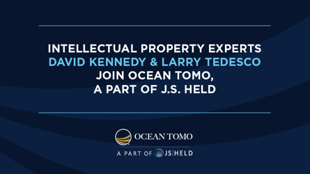 Two Leading Patent Professionals & Intellectual Property Strategists Join Ocean Tomo, a part of J.S. Held
