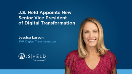 J.S. Held Appoints Jessica Larson as Senior Vice President of Digital Transformation