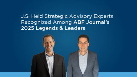 ABF Journal Recognizes Two Specialty Finance Experts from Phoenix Management, a Part of J.S. Held