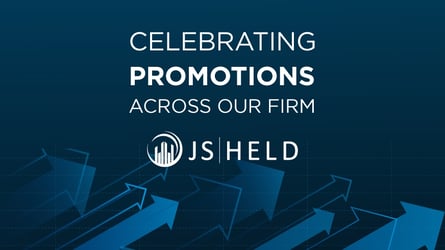 J.S. Held Recognizes the Growth of Professionals Across the Firm