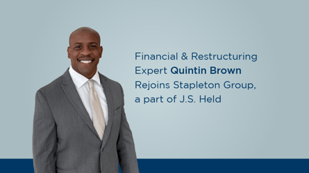 Certified Insolvency and Restructuring Advisor and Certified Public Accountant Rejoins Stapleton Group, a part of J.S. Held