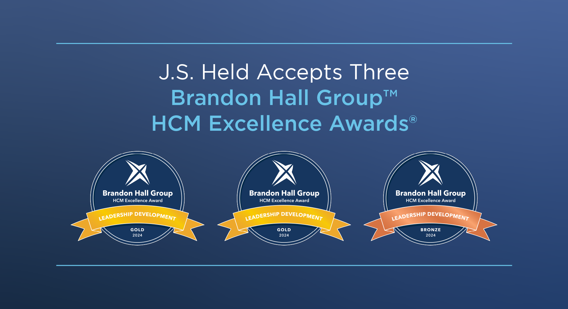 J.S. Held Accepts Three Brandon Hall Group™ HCM Excellence Awards®