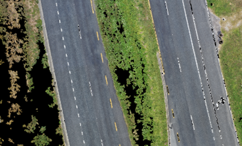 Figure 11 - Point cloud coverage of 90° (Nadir) data