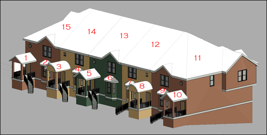 Figure 2 - A townhouse