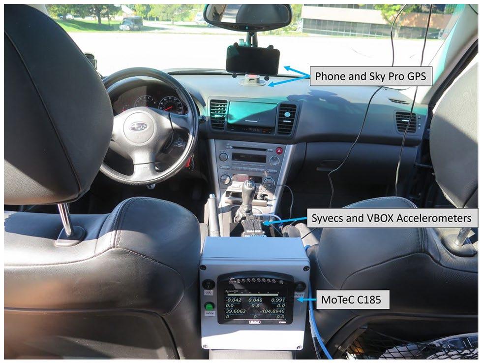 Figure 4 - Interior of test vehicle.