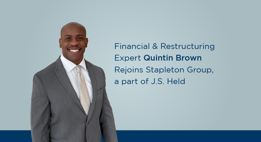 QUINTIN BROWN | SENIOR DIRECTOR | STRATEGIC ADVISORY