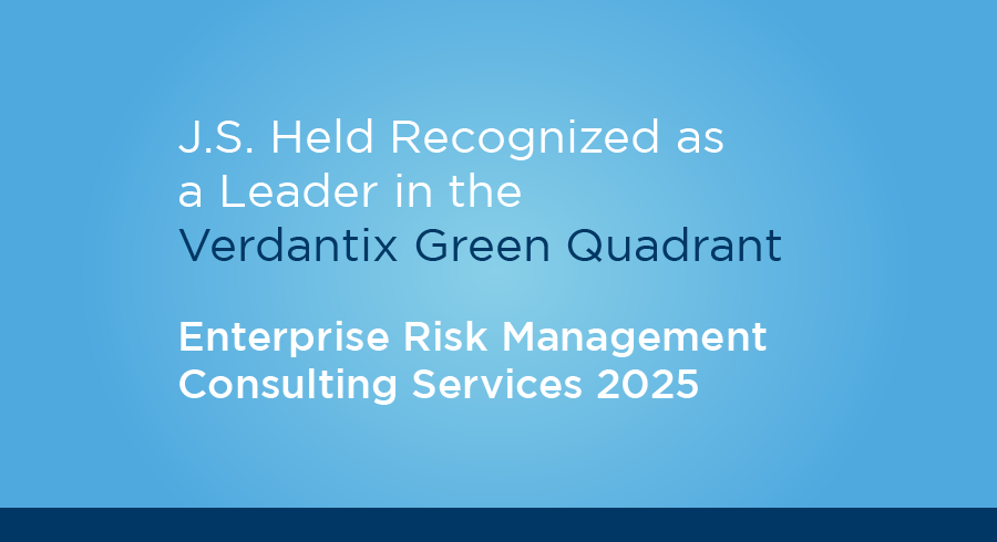 J.S. Held is Distinguished as an Industry Leader in Enterprise and Litigation Risk Solutions