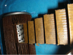 Figure 15 - Secondary fuel filter section removed for examination.