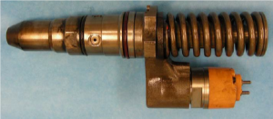 Figure 16 - Clogged fuel injector from one of the vessel’s diesel engines.